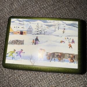 Vintage Jobin Switzerland Music Box -Min Vater inch…- Works! Signed Certificate